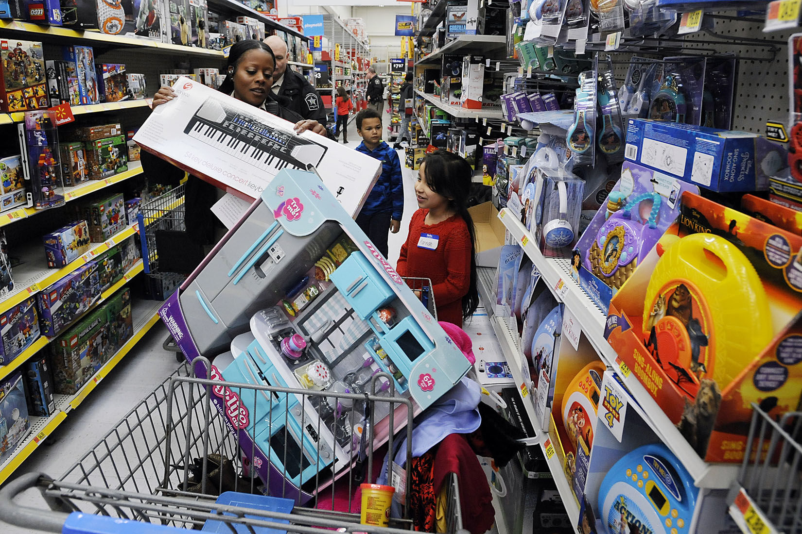 Cops & Kids Christmas shopping